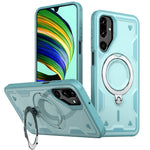 Samsung Galaxy M16 5G / F16 5G Magnetiskt Skal Militärt Skyddande PC + TPU Stativ mobilskal