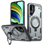 Samsung Galaxy M16 5G / F16 5G Magnetiskt Skal Militärt Skyddande PC + TPU Stativ mobilskal