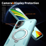 Samsung Galaxy M56 5G / F56 5G Magnetiskt Skal Militärt Skyddande PC + TPU Stativ mobilskal