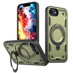 For iPhone 17e / 16e Case Compatible with MagSafe Military Protection PC + TPU Kickstand Phone Cover