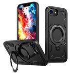 For iPhone 17e / 16e Case Compatible with MagSafe Military Protection PC + TPU Kickstand Phone Cover