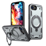 For iPhone 17e / 16e Case Compatible with MagSafe Military Protection PC + TPU Kickstand Phone Cover