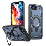 For iPhone 17e / 16e Case Compatible with MagSafe Military Protection PC + TPU Kickstand Phone Cover