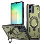 Samsung Galaxy A08 5G / A08 4G / A07 4G / A07s 4G Magnetiskt Skal Militärt Skyddande PC + TPU Stativ mobilskal