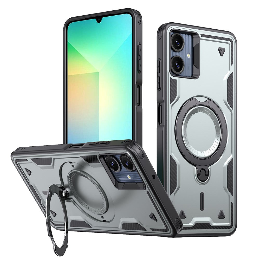 Samsung Galaxy A08 5G / A08 4G / A07 4G / A07s 4G Magnetiskt Skal Militärt Skyddande PC + TPU Stativ mobilskal