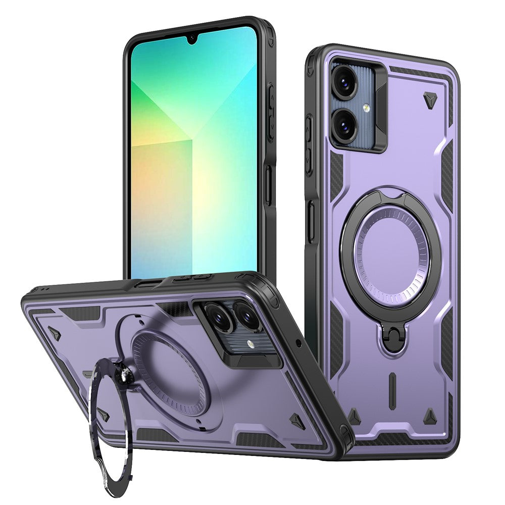 Samsung Galaxy A08 5G / A08 4G / A07 4G / A07s 4G Magnetiskt Skal Militärt Skyddande PC + TPU Stativ mobilskal