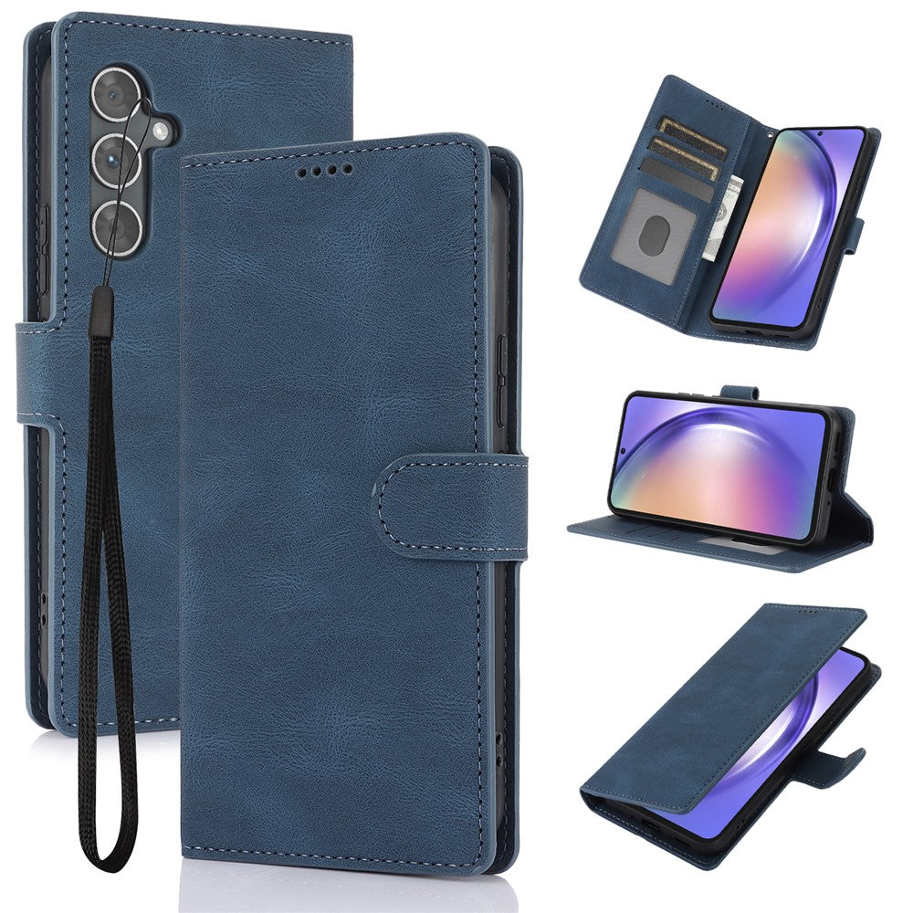 For Samsung Galaxy A37 5G / A56 5G / A36 5G Case PU Leather Phone Cover with Wallet Stand