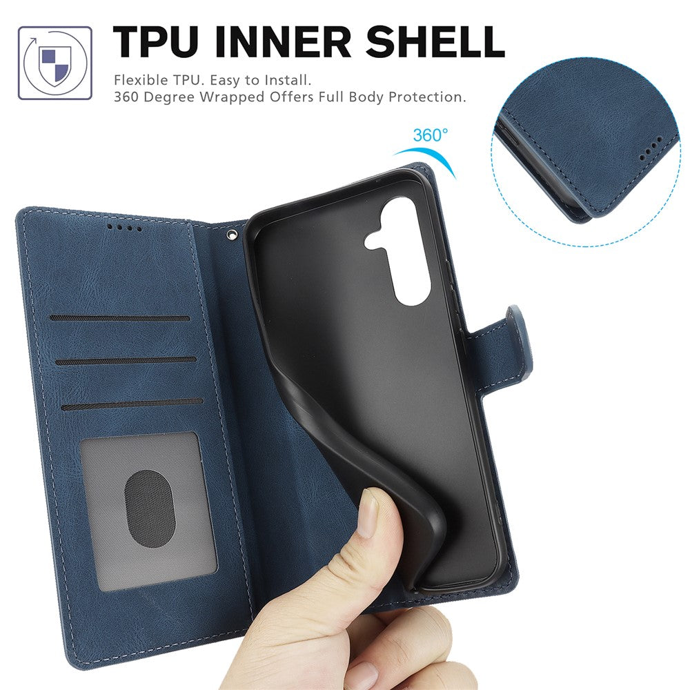 For Samsung Galaxy A37 5G / A56 5G / A36 5G Case PU Leather Phone Cover with Wallet Stand
