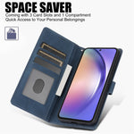 For Samsung Galaxy A37 5G / A56 5G / A36 5G Case PU Leather Phone Cover with Wallet Stand