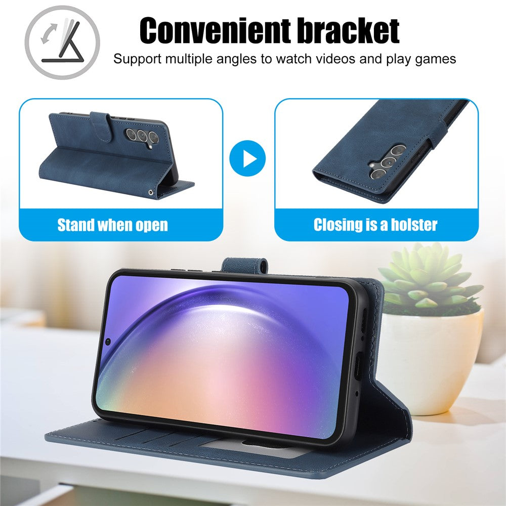 For Samsung Galaxy A37 5G / A56 5G / A36 5G Case PU Leather Phone Cover with Wallet Stand