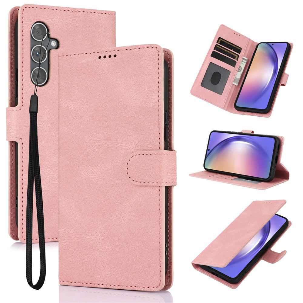 For Samsung Galaxy A37 5G / A56 5G / A36 5G Case PU Leather Phone Cover with Wallet Stand
