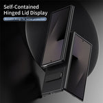For Samsung Galaxy Z Fold4 5G Case Foldable Kickstand Leather Anti-Drop Phone Protective Cover