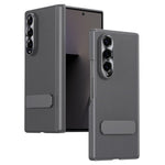 For Samsung Galaxy Z Fold4 5G Case Foldable Kickstand Leather Anti-Drop Phone Protective Cover