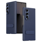For Samsung Galaxy Z Fold4 5G Case Foldable Kickstand Leather Anti-Drop Phone Protective Cover