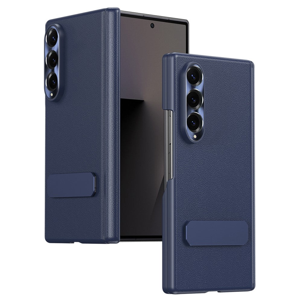 For Samsung Galaxy Z Fold4 5G Case Foldable Kickstand Leather Anti-Drop Phone Protective Cover