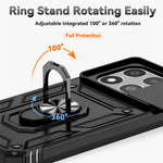 For Xiaomi 15T Case PC + TPU Phone Cover with Lens Protection Kickstand