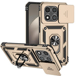 For Xiaomi 15T Case PC + TPU Phone Cover with Lens Protection Kickstand