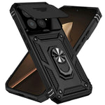 Xiaomi 15T Pro-skal PC + TPU-mobilskydd med linsskyddsstativ
