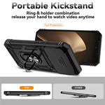 Xiaomi 15T Pro-skal PC + TPU-mobilskydd med linsskyddsstativ
