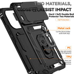 For Xiaomi 15T Pro Case PC + TPU Phone Cover with Lens Protection Kickstand