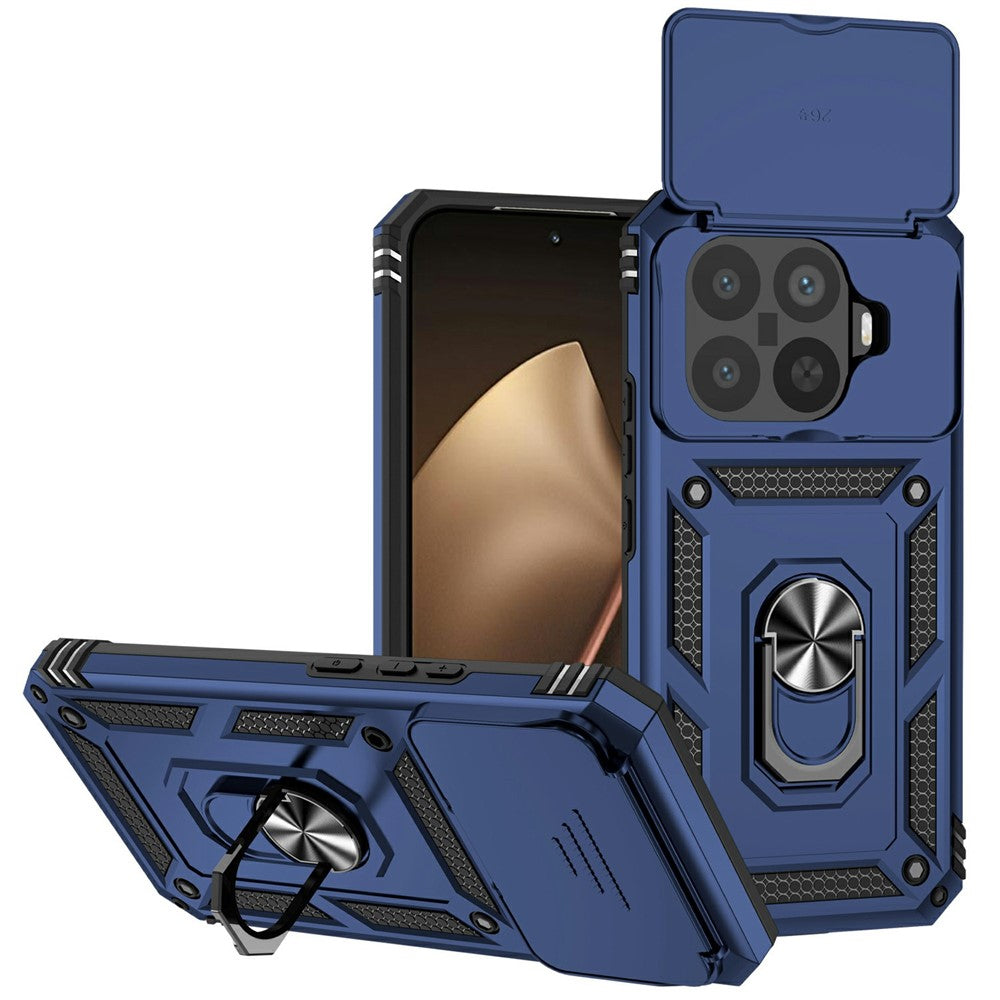 For Xiaomi 15T Pro Case PC + TPU Phone Cover with Lens Protection Kickstand