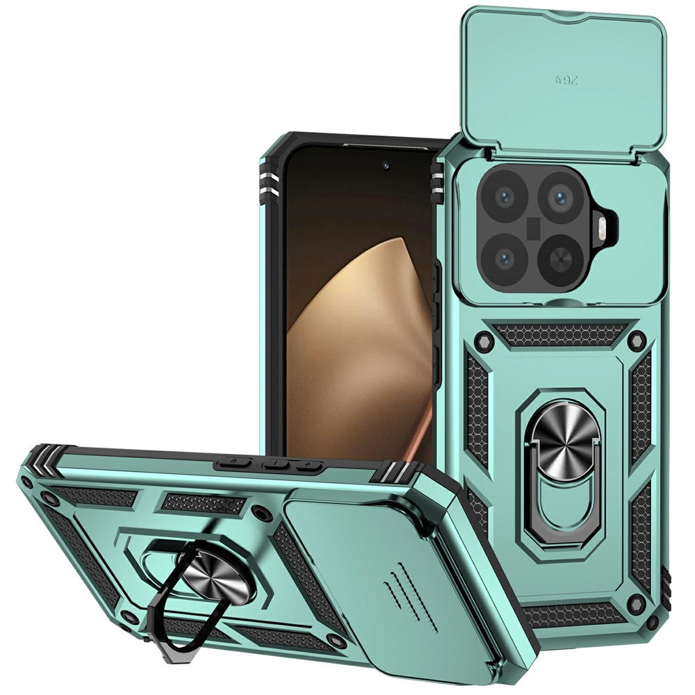 For Xiaomi 15T Pro Case PC + TPU Phone Cover with Lens Protection Kickstand