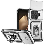 For Xiaomi 15T Pro Case PC + TPU Phone Cover with Lens Protection Kickstand