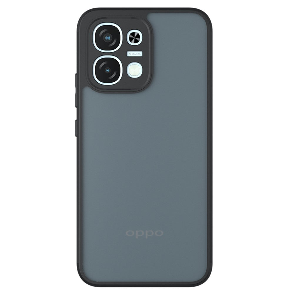 Telefoncover til Oppo F31 5G / A6 Pro 5G / A6 Pro 4G Skin-Touch TPU + PC Mat telefonbagcover, Gennemsigtig Sort
