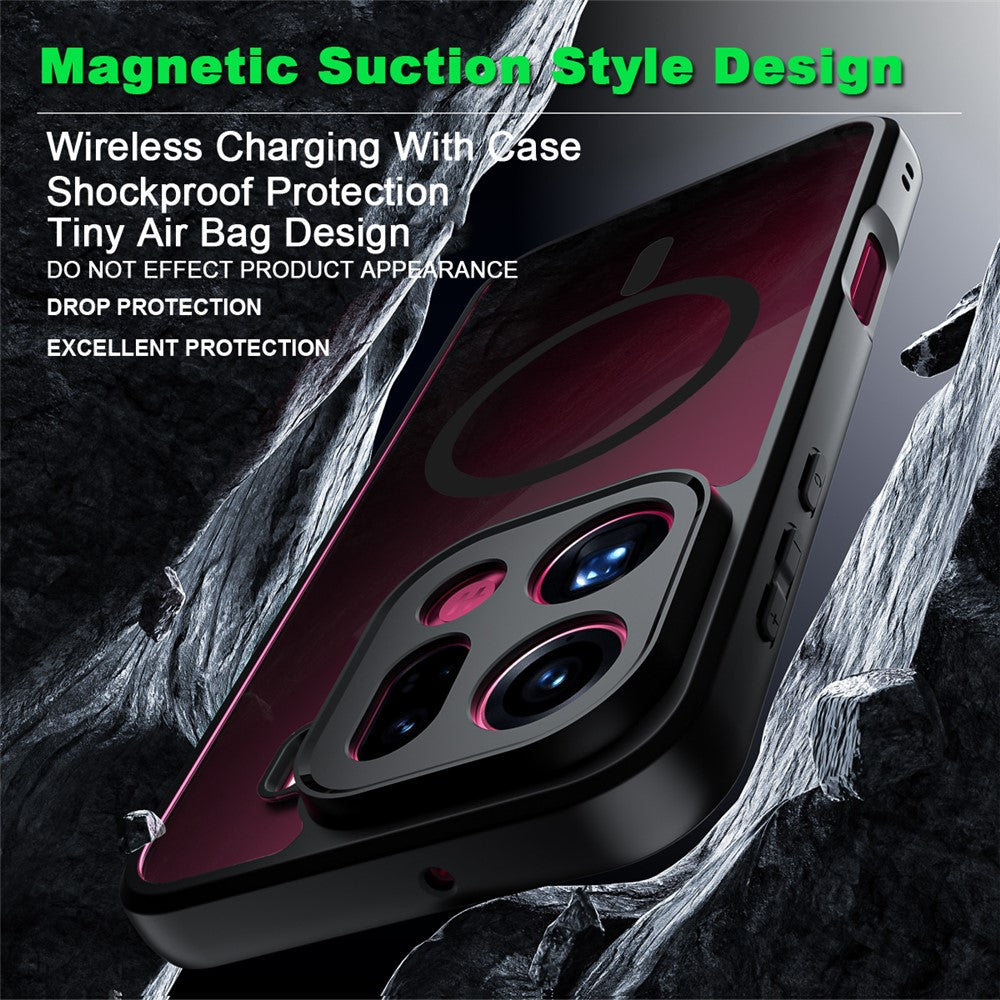 IMAK UX-9B For Oppo Find X9 Pro 5G Magnetic Case PC TPU Matte Mobile Phone Cover