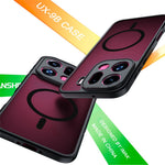 IMAK UX-9B For Oppo Find X9 Pro 5G Magnetic Case PC TPU Matte Mobile Phone Cover