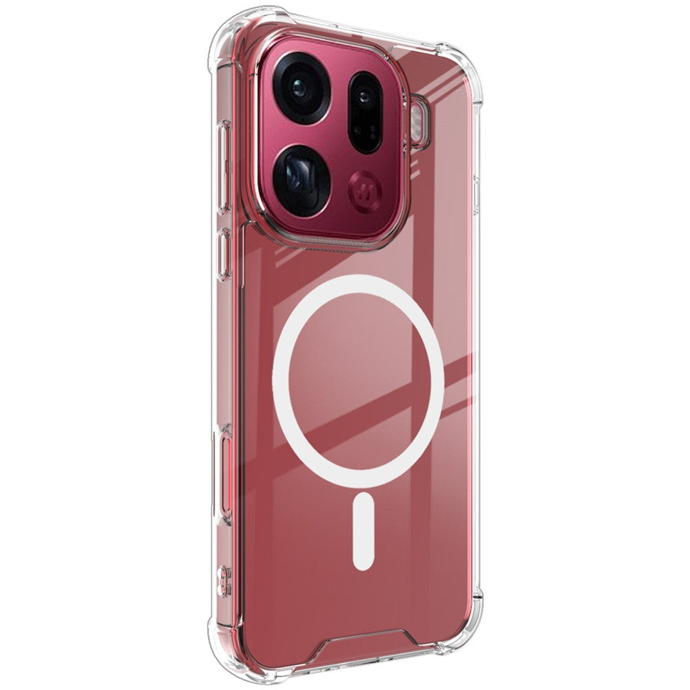 IMAK For Oppo Find X9 Pro 5G Magnetic Case Shockproof PC TPU Clear Phone Cover