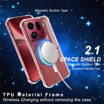 IMAK For Oppo Find X9 Pro 5G Magnetic Case Shockproof PC TPU Clear Phone Cover