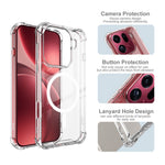 IMAK For Oppo Find X9 Pro 5G Magnetic Case Shockproof PC TPU Clear Phone Cover