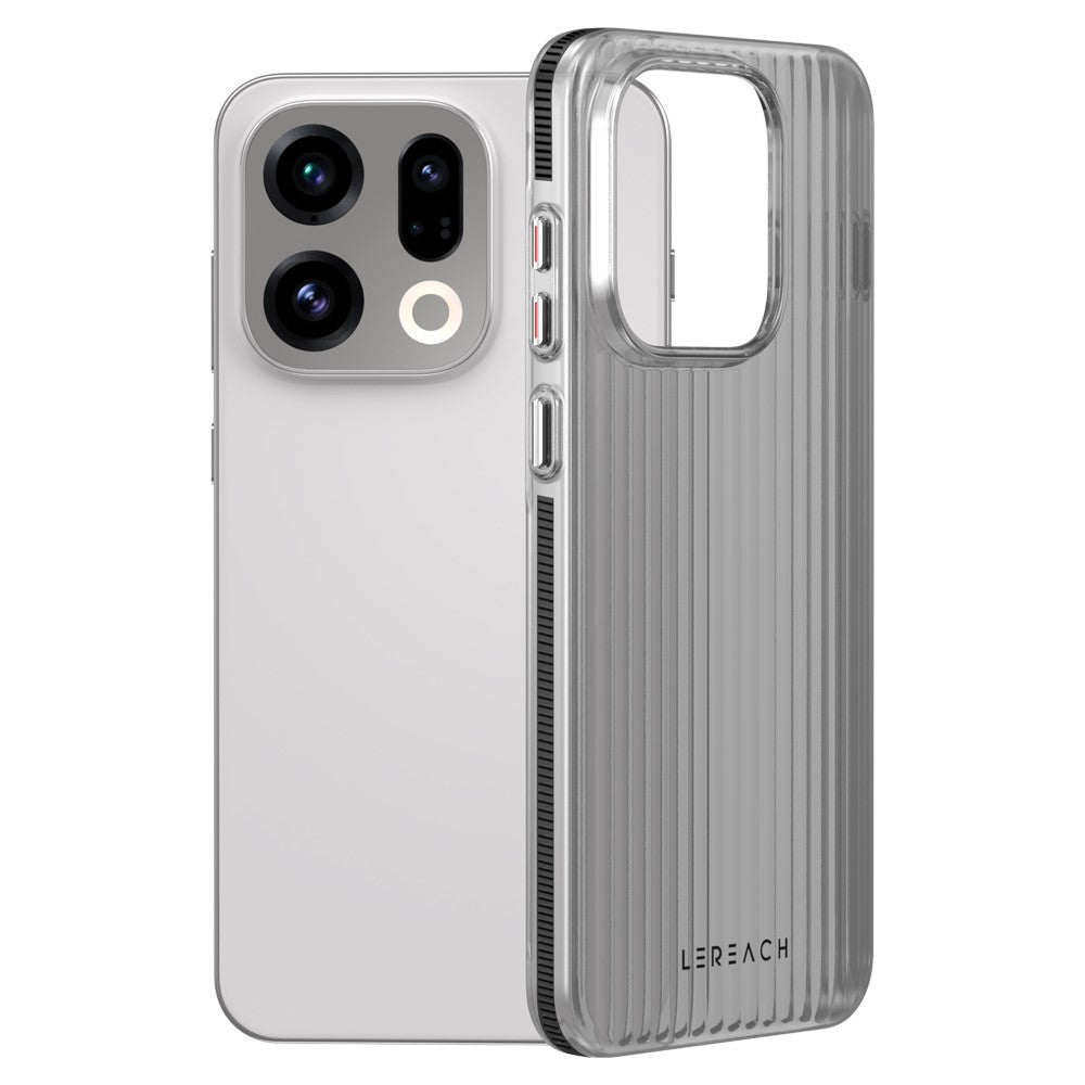 LEREACH TOC Series for Oppo Find X9 5G Case Flowing Grid PC Phone Cover