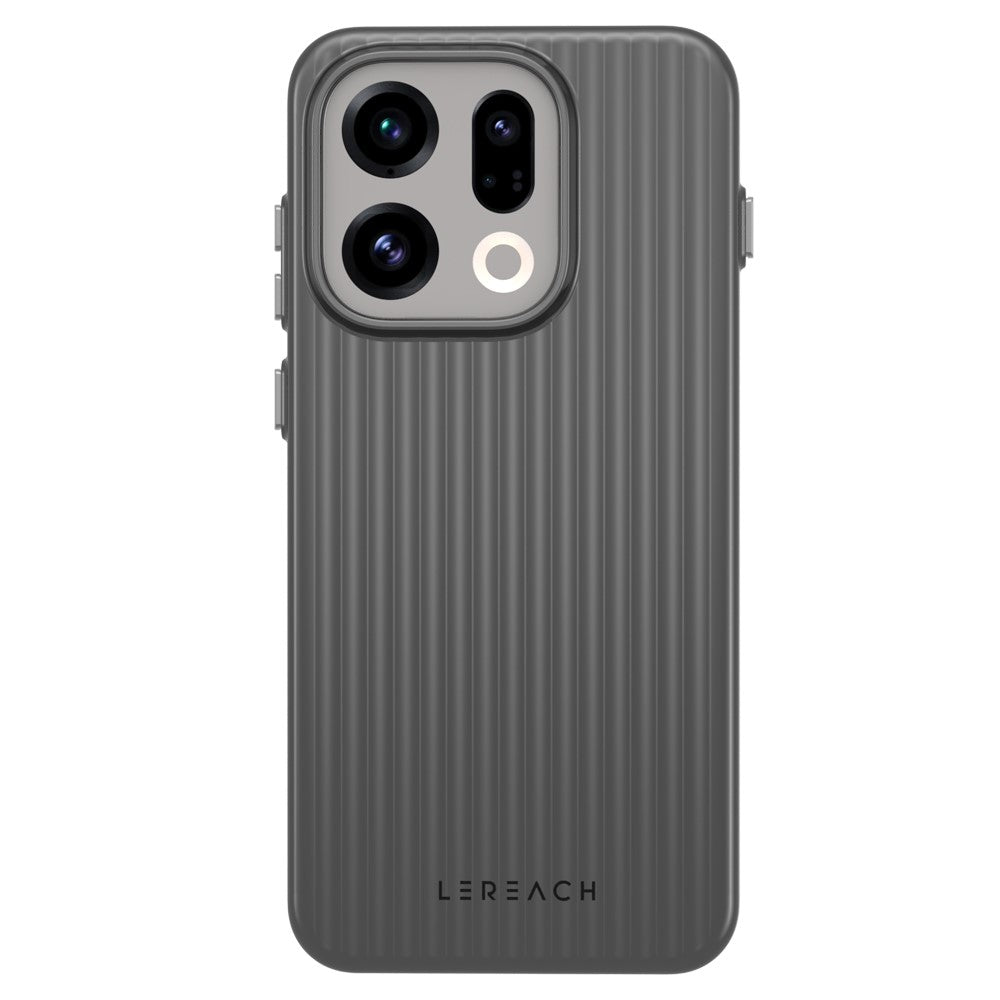 LEREACH TOC Series for Oppo Find X9 5G Case Flowing Grid PC Phone Cover