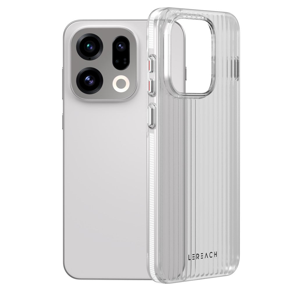 LEREACH TOC Series for Oppo Find X9 5G Case Flowing Grid PC Phone Cover