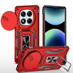 For Xiaomi Redmi Note 14 Pro 4G  /  5G Case Kickstand Slide Lens Lid PC + TPU Drop-Proof Phone Cover