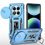 For Xiaomi Redmi Note 14 Pro 4G  /  5G Case Kickstand Slide Lens Lid PC + TPU Drop-Proof Phone Cover