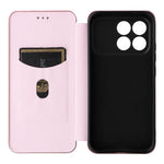 Phone Case For Xiaomi Redmi K90 5G  /  Poco F8  Pro Carbon Fiber Texture Drop-Proof PU Leather Phone Cover
