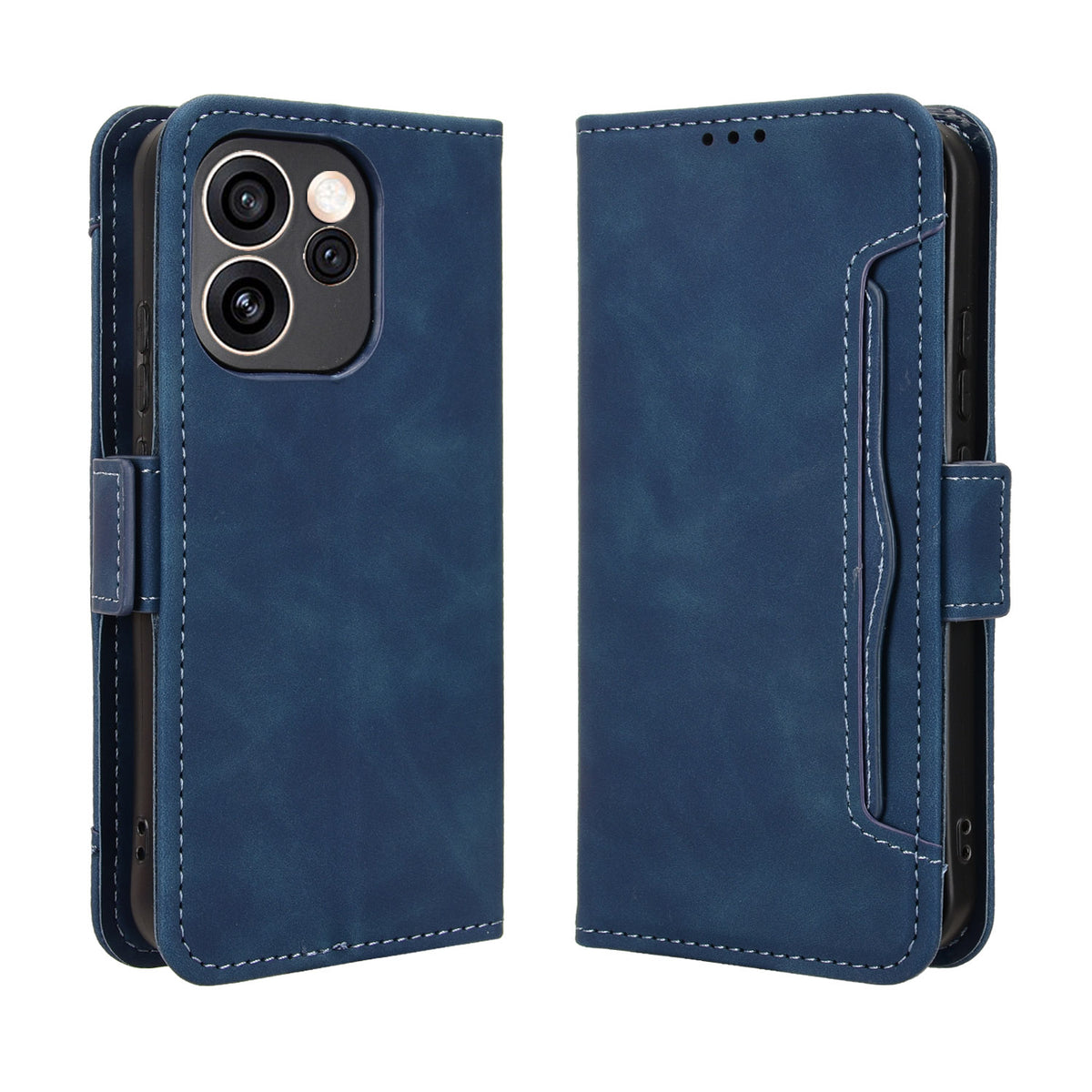 Oppo Reno15 Pro Max 5G (Global) / Reno15 Pro 5G (Kina) Läderfodral mobilplånbok med Flera Kortfack