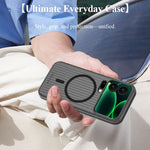 LEREACH TOC Series for Xiaomi 17 Magnetic Case Flowing Grid PC Phone Cover