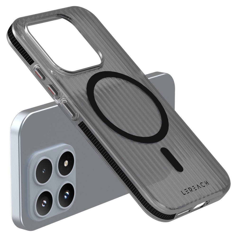 LEREACH TOC Series for Xiaomi 17 Magnetic Case Flowing Grid PC Phone Cover