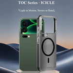 LEREACH TOC Series for Xiaomi 17 Magnetic Case Flowing Grid PC Phone Cover