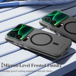 LEREACH TOC Series for Xiaomi 17 Magnetic Case Flowing Grid PC Phone Cover