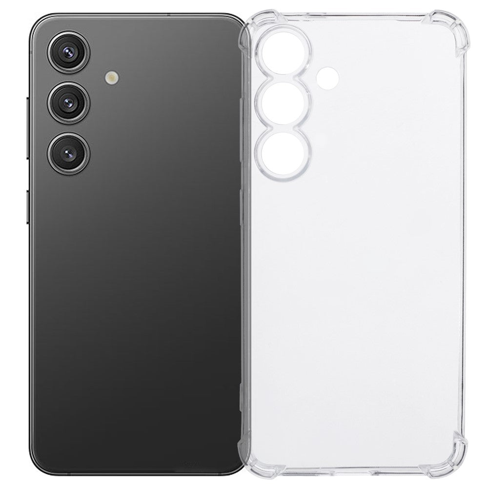 Til Samsung Galaxy A37 5G Gennemsigtigt TPU-cover Forstærkede hjørner Stødsikkert telefoncover