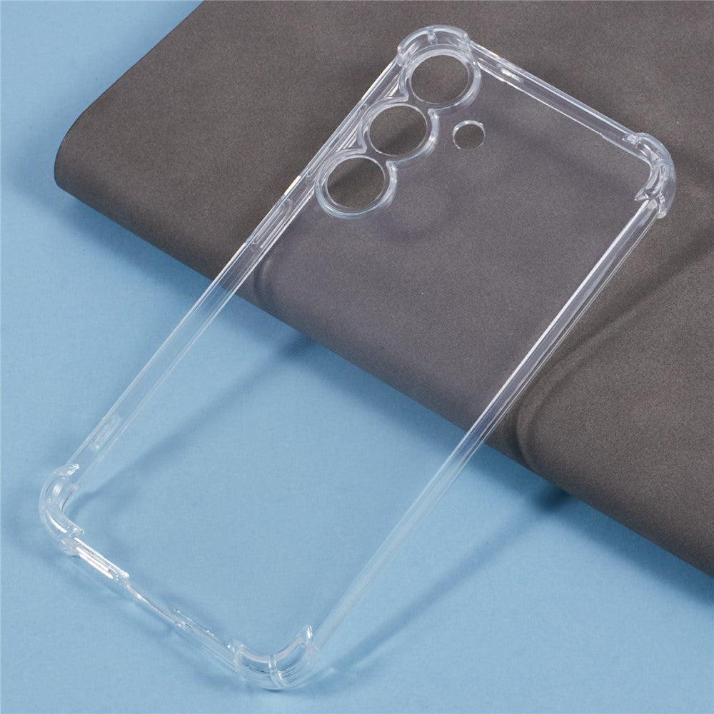 Til Samsung Galaxy A37 5G Gennemsigtigt TPU-cover Forstærkede hjørner Stødsikkert telefoncover