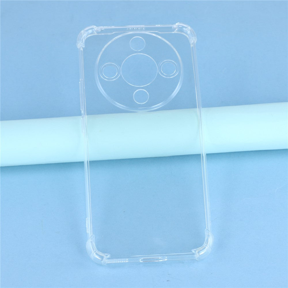 For Honor Magic8 Lite 5G / X9d 5G / X70 5G Transparent TPU Case Reinforced Corners Drop-proof Phone Cover