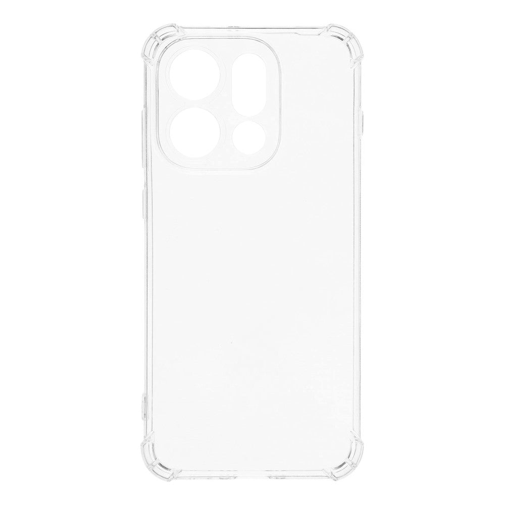 For Oppo Find X9 5G Transparent TPU Case Reinforced Corners Drop-proof Phone Cover