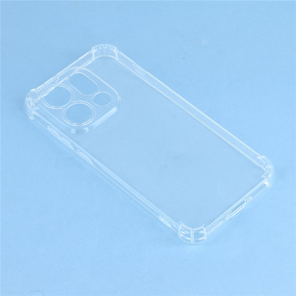 For Oppo Find X9 5G Transparent TPU Case Reinforced Corners Drop-proof Phone Cover