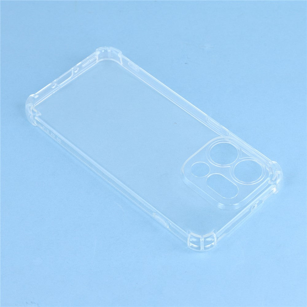 For Oppo Find X9 5G Transparent TPU Case Reinforced Corners Drop-proof Phone Cover